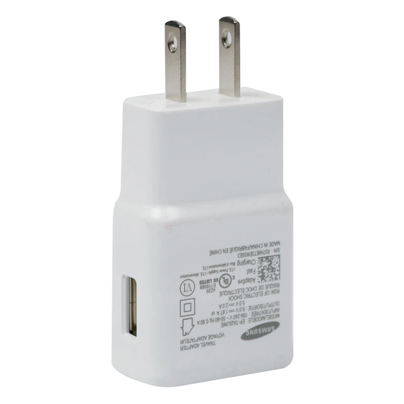 شارژر دیواری 15 وات سامسونگ S6 2A سرجعبه + کابل میکرو یو اس بی و تبدیل دو به دو