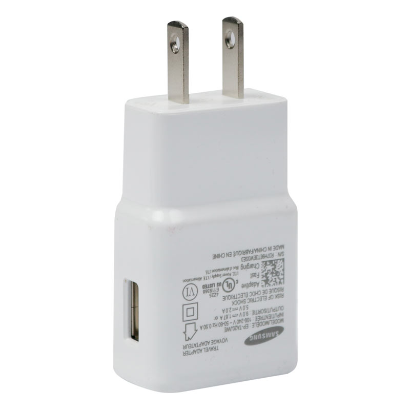 شارژر دیواری فست شارژ Samsung S6 2A 15W سرجعبه + کابل میکرو یو اس بی و تبدیل دو به دو