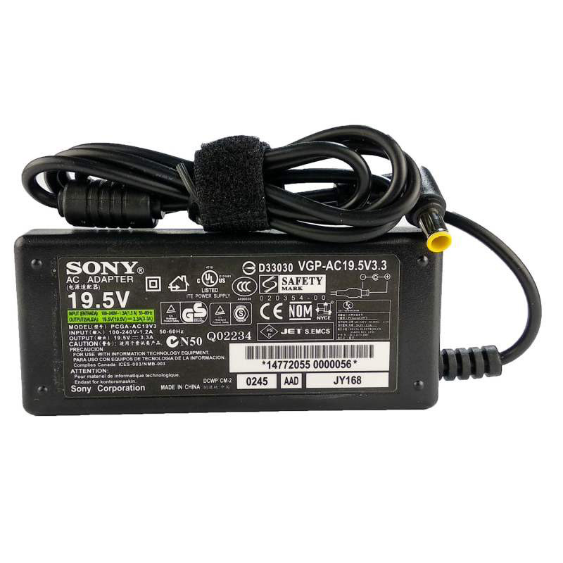 شارژر لپ تاپ Sony 19.5V 3.3A