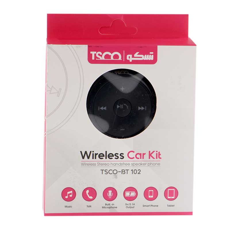 بلوتوث ماشین شارژی TSCO BT-102 AUX