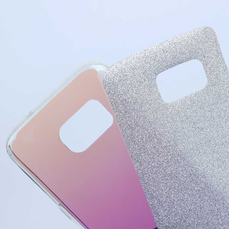 قاب ژله ای اکلیلی دو رنگ Samsung S7 کد1