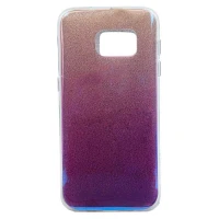 قاب ژله ای اکلیلی دو رنگ Samsung S7 کد1