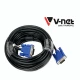 کابل VGA وی نت V-net طول 10 متر