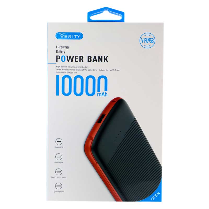 پاور بانک 10000 وریتی Verity V-PU95B