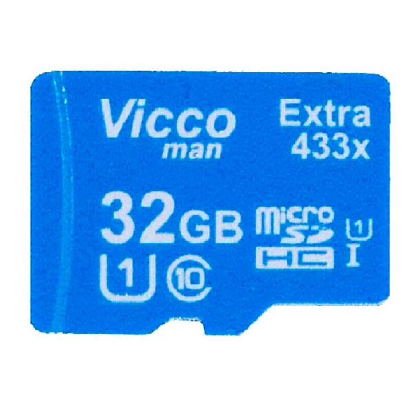 رم میکرو 32 گیگ ویکومن Vicco 65MB/s بدون خشاب