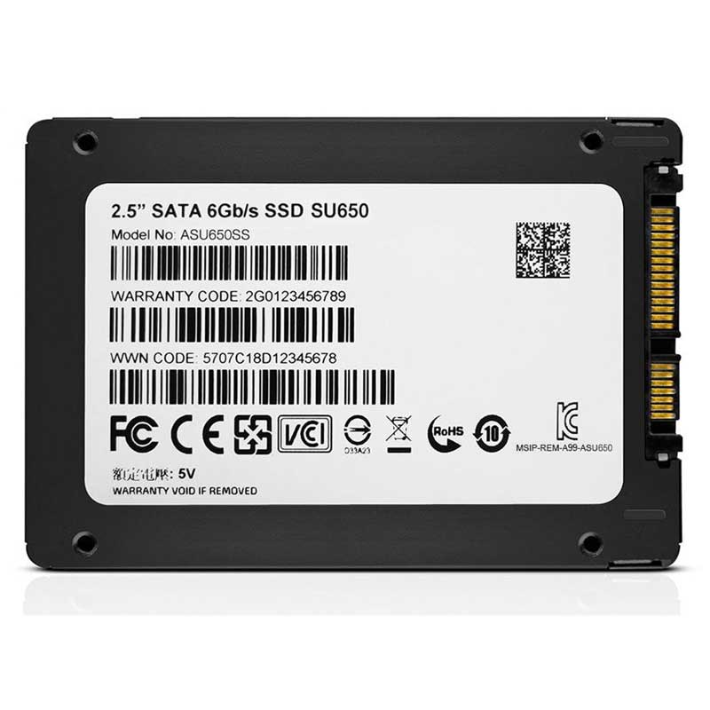 حافظه SSD ای دیتا ADATA Ultimate SU650 240GB