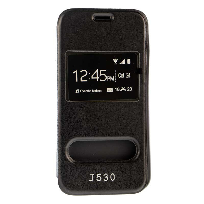 کیف کلاسوری چرمی Samsung J5 Pro 2017 مشکی