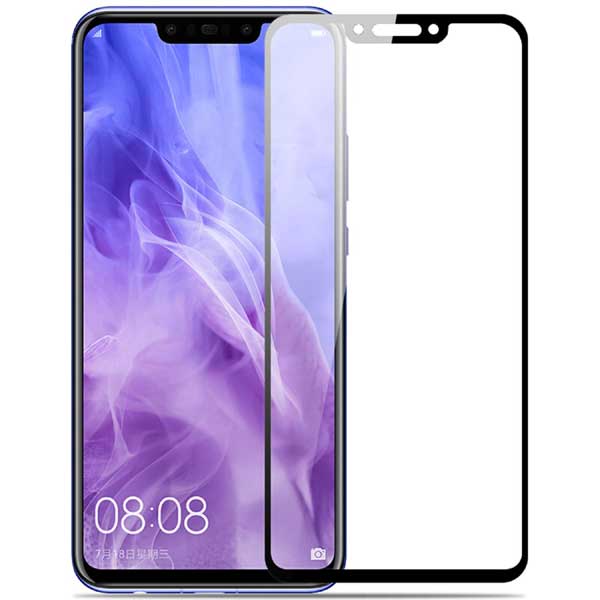 گلس تمام چسب Huawei Nova 3i Full Cover مشکی