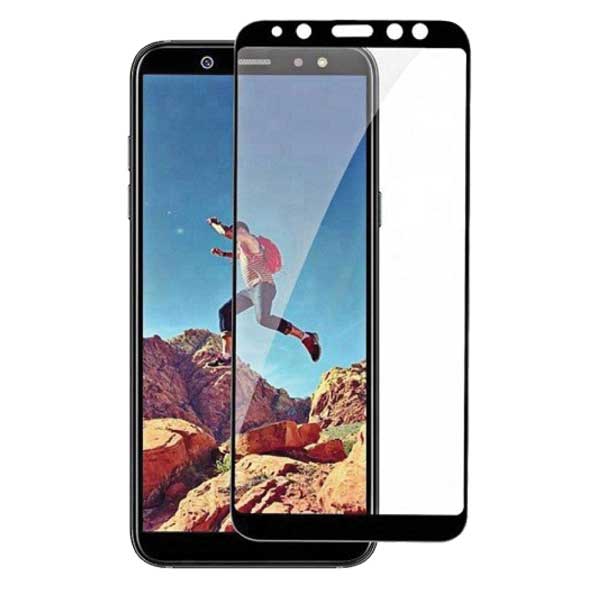 گلس تمام چسب Samsung J4 Core Full Cover مشکی