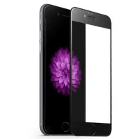 گلس تمام چسب آیفون iPhone 6 Plus مشکی