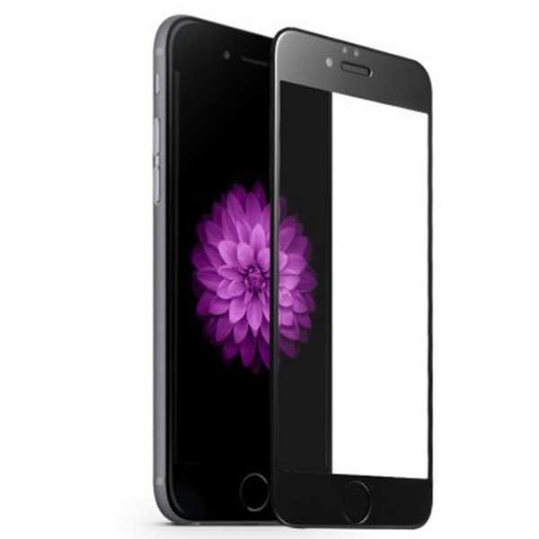 گلس تمام چسب آیفون iPhone 6 Plus مشکی