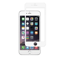 گلس تمام چسب آیفون iPhone 6 Plus سفید