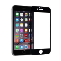 گلس تمام چسب آیفون iPhone 6/6s مشکی