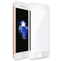 گلس تمام چسب آیفون iPhone 7/8 Plus سفید