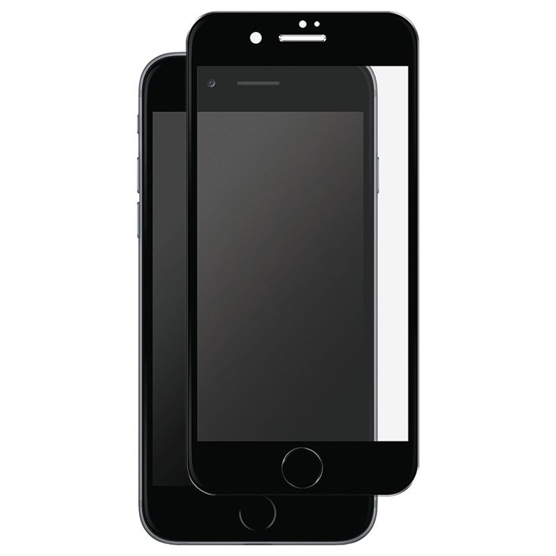 گلس تمام چسب آیفون iPhone 7/8/SE 2020 مشکی