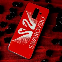 قاب پشت گلسی طرح دار کد7 سامسونگ Samsung A6 Plus 2018