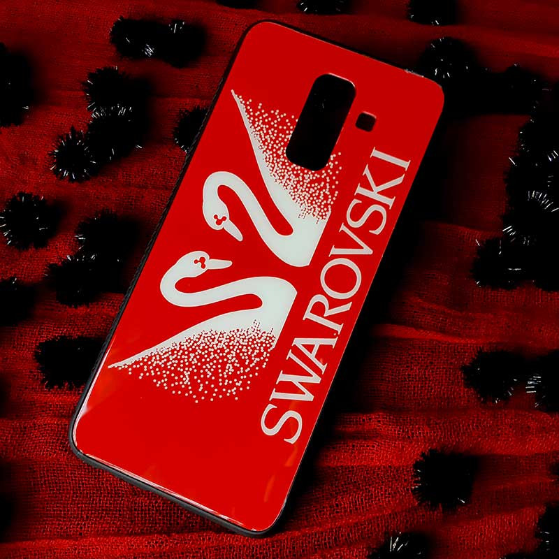 قاب پشت گلسی طرح دار کد7 سامسونگ Samsung A6 Plus 2018