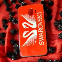 قاب پشت گلسی طرح دار کد7 سامسونگ Samsung J4