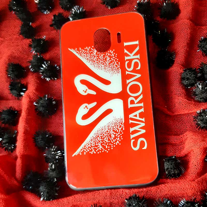قاب پشت گلسی طرح دار کد7 سامسونگ Samsung J4