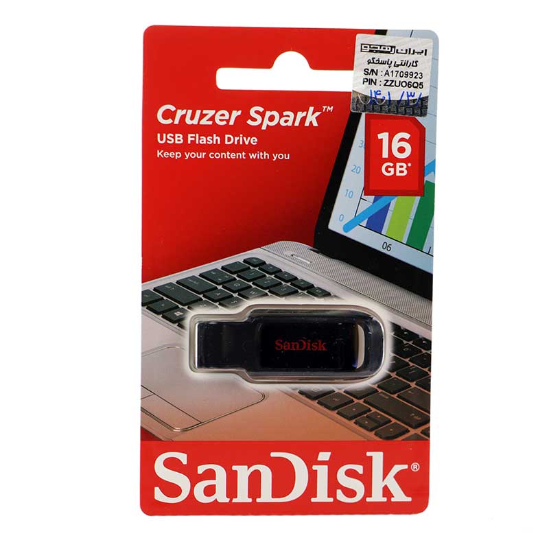 فلش 16 گیگ سن دیسک SanDisk Cruzer Spark