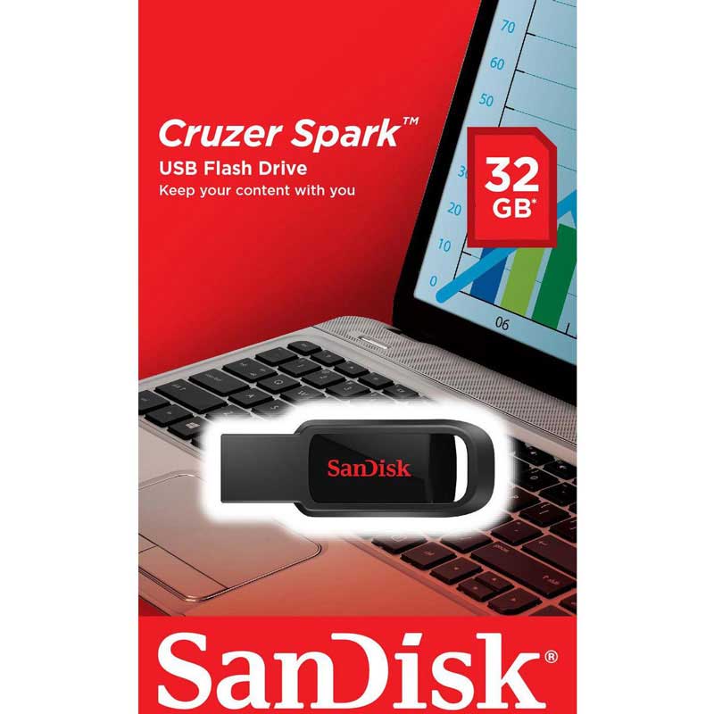 فلش 32 گیگ سن دیسک SanDisk Cruzer Spark