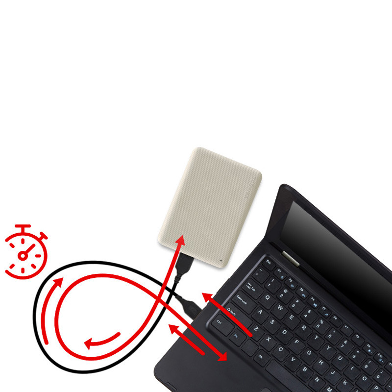 هارد اکسترنال توشیبا Toshiba Canvio Advance 1TB