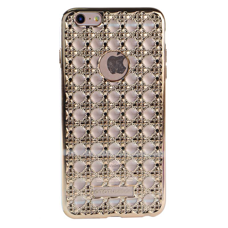 قاب ژله ای Totu 3D آیفون iPhone 6 Plus طلایی