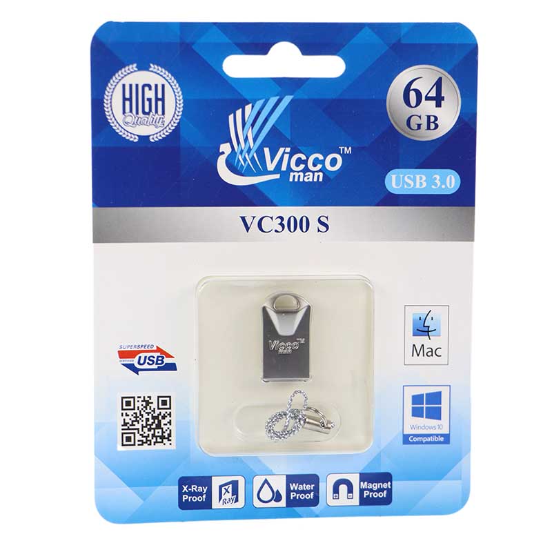 فلش 64 گیگ ویکومن Vicco VC300 USB3.0