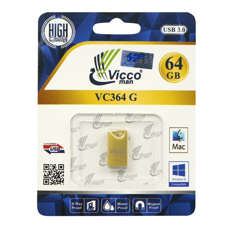 فلش 64 گیگ ویکومن Vicco VC364 USB3.0