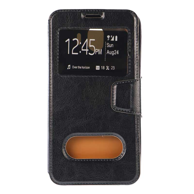 کیف کلاسوری چرمی Samsung J4 2018 مشکی