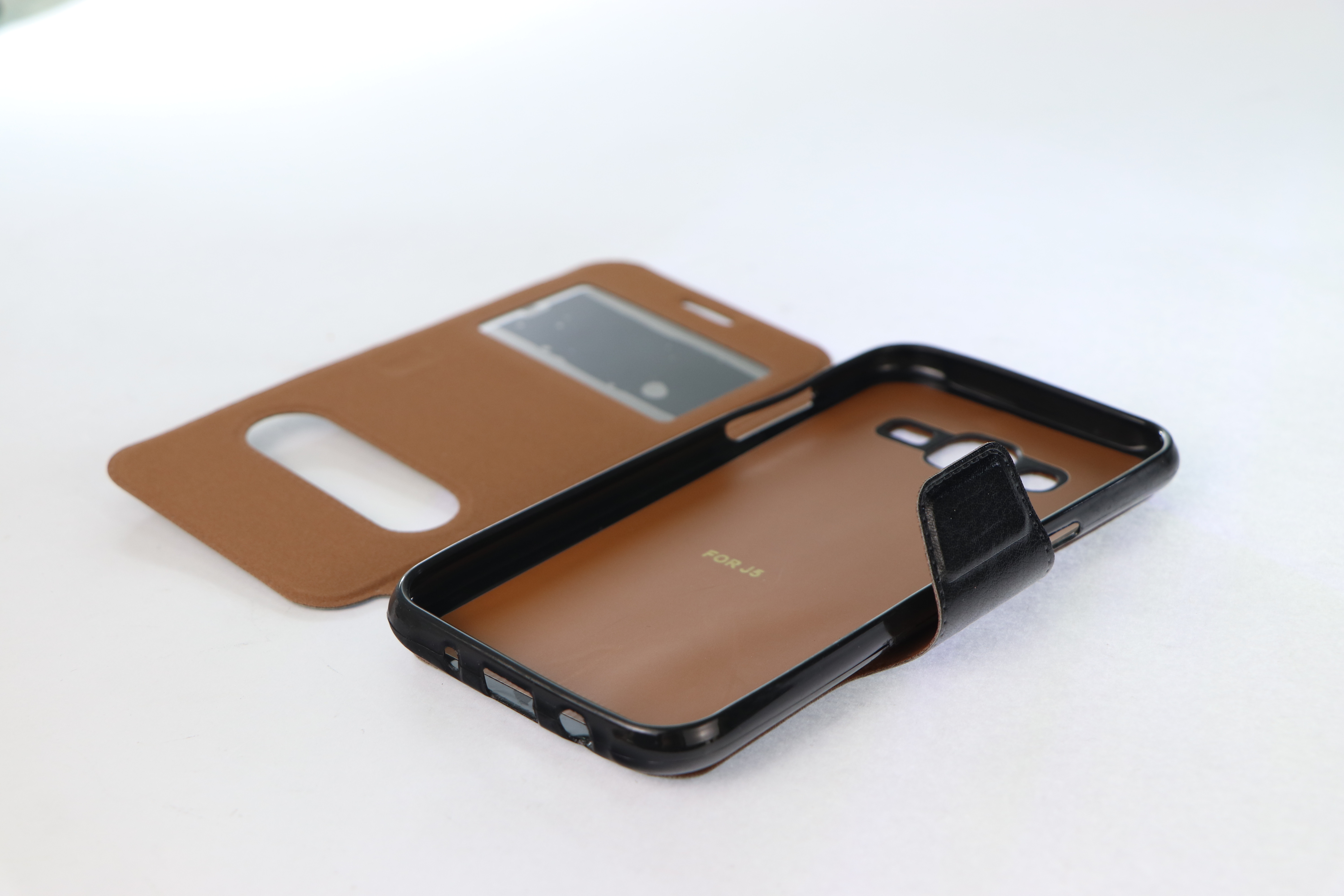 کیف کلاسوری چرمی Samsung J5 مشکی