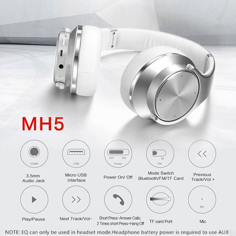 هدفون اسپیکرشو بلوتوثی رم خور SODO MH5