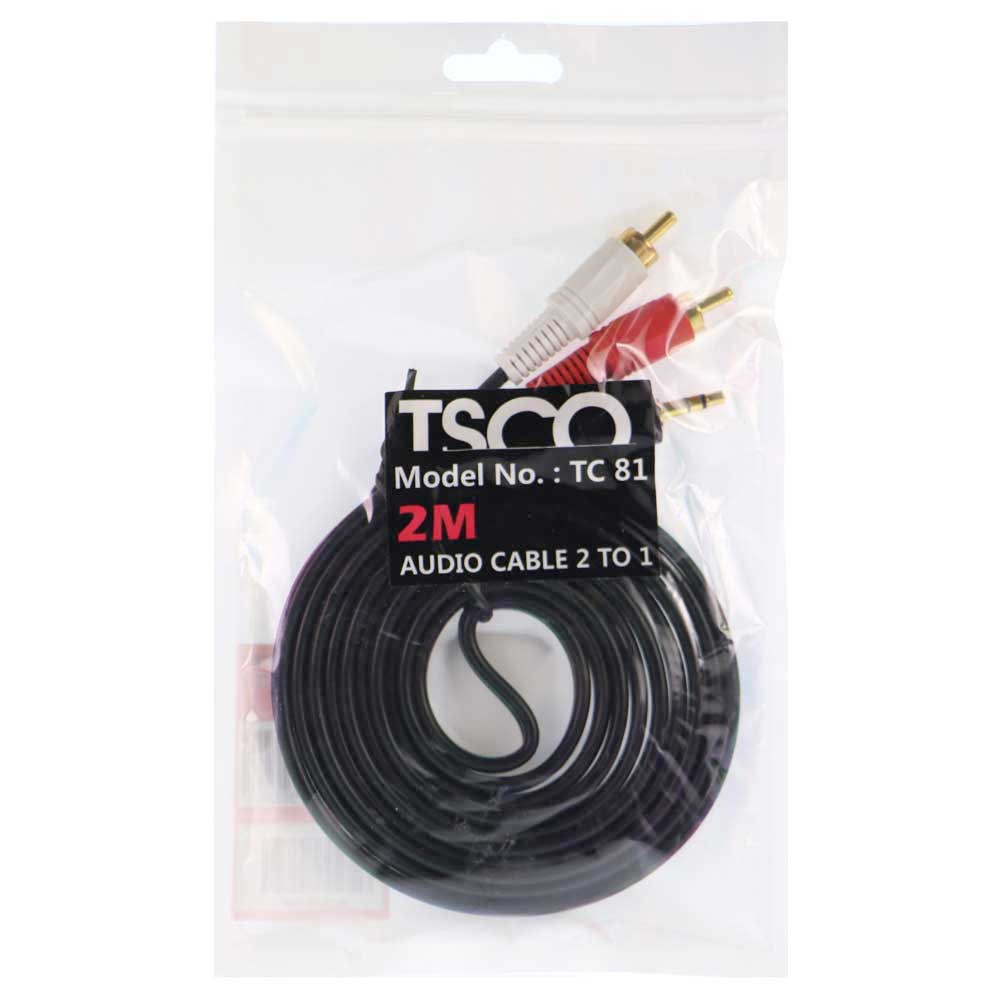 کابل صدا 1 به 2 صدا TSCO TC81 2m