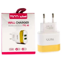 شارژر دیواری TSCO TTC 45 + کابل میکرو یو اس بی