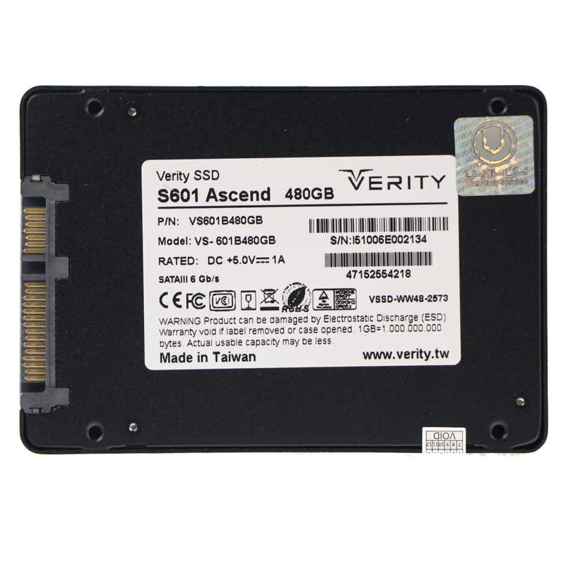 حافظه SSD وریتی Verity Ascend S601 480GB