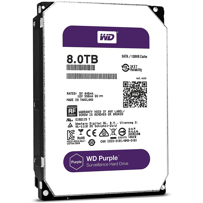 هارد اینترنال وسترن دیجیتال Western Digital Purple WD80PURZ 8TB