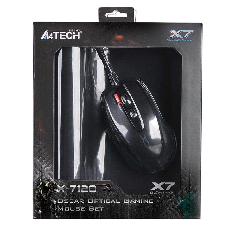 موس گیمینگ A4Tech X-7120 + پد موس