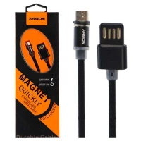 کابل میکرو یو اس بی مگنتی Arson AN-M1 1m روکش دار