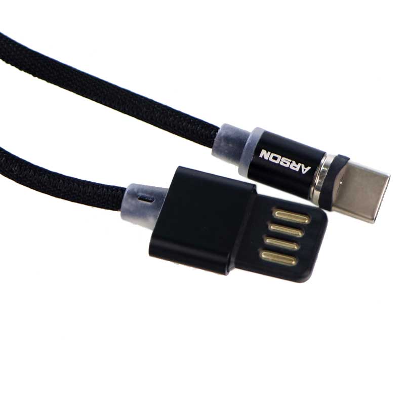 کابل مگنتی Arson AN-M1 1m Type-C روکش دار