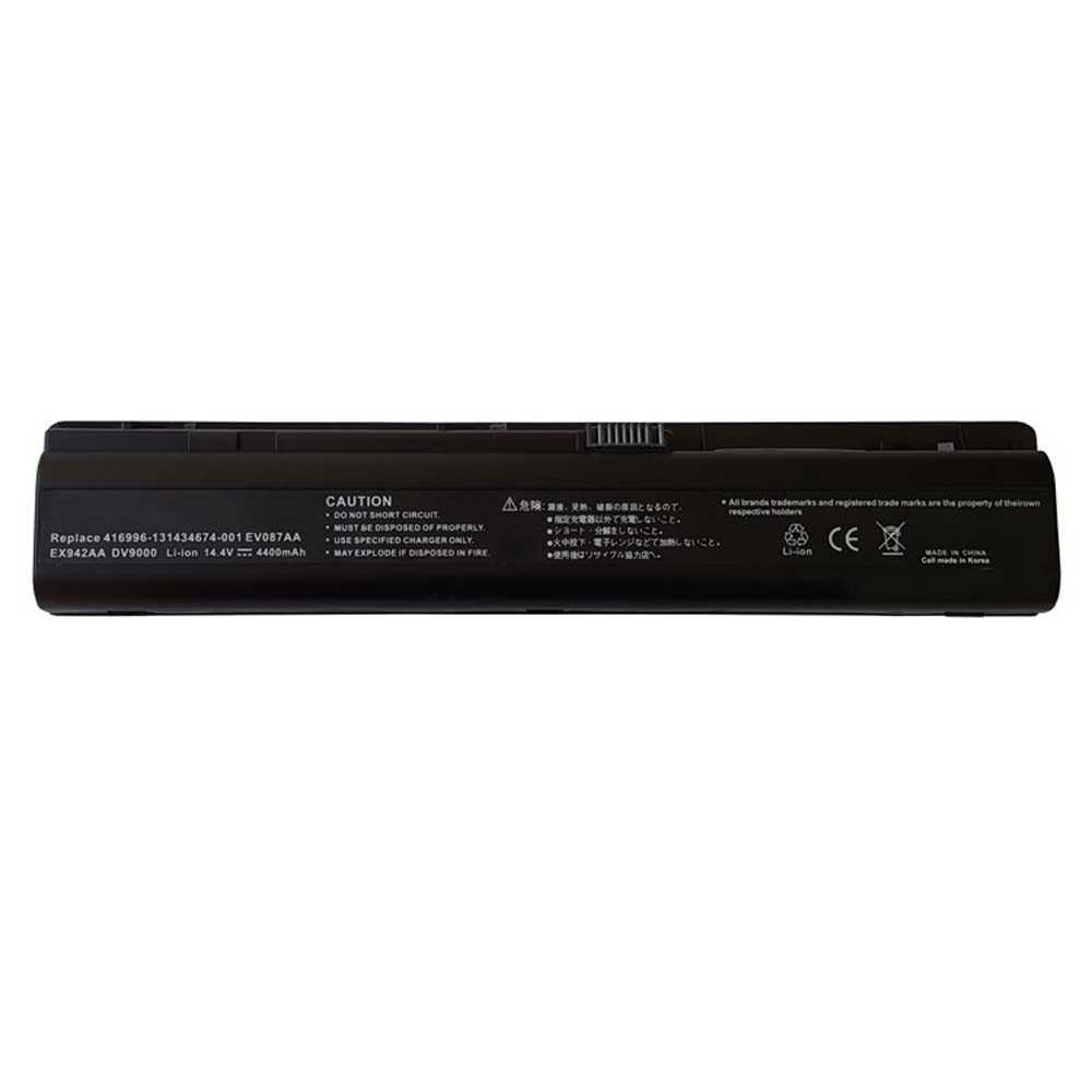 باتری لپ تاپ اچ پی hp Pavilion DV9000-DV9100-6Cell