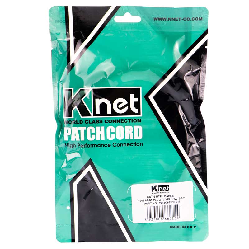 کابل شبکه K-net Cat6 50cm
