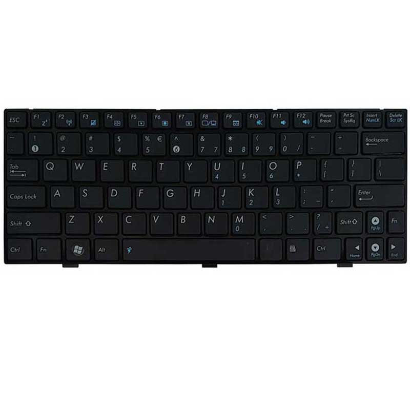 کیبورد لپ تاپ  ASUS Eee PC 1005-1001 Flat Big با فریم فلت پهن - مشکی