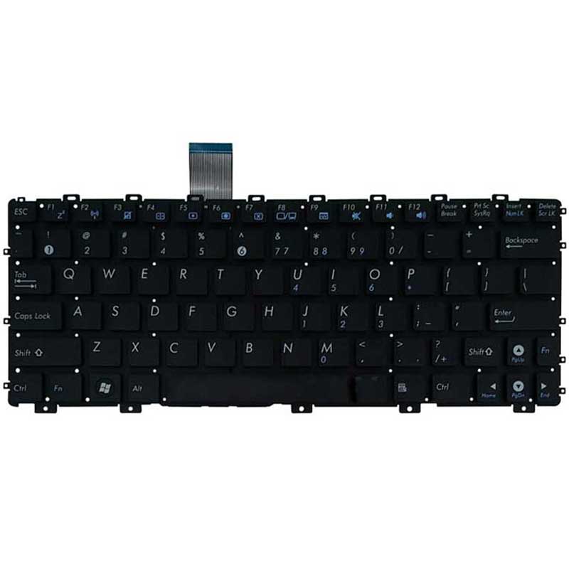 کیبورد لپ تاپ ASUS Mini1015 اینتر کوچک بدون فریم - مشکی