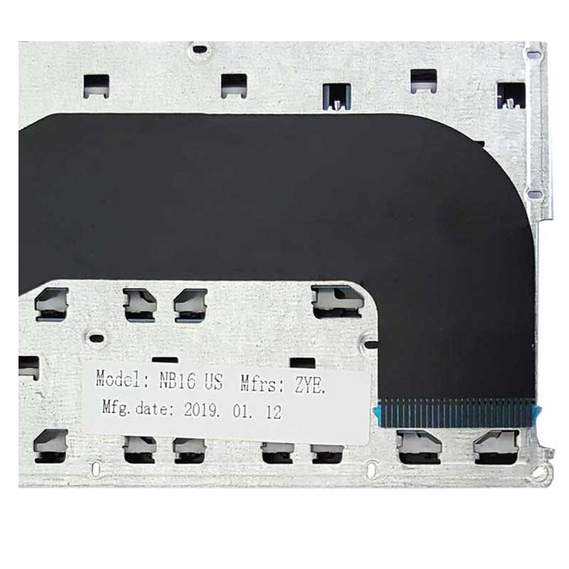 کیبورد لپ تاپ ASUS X540 اینتر کوچک بدون فریم - مشکی
