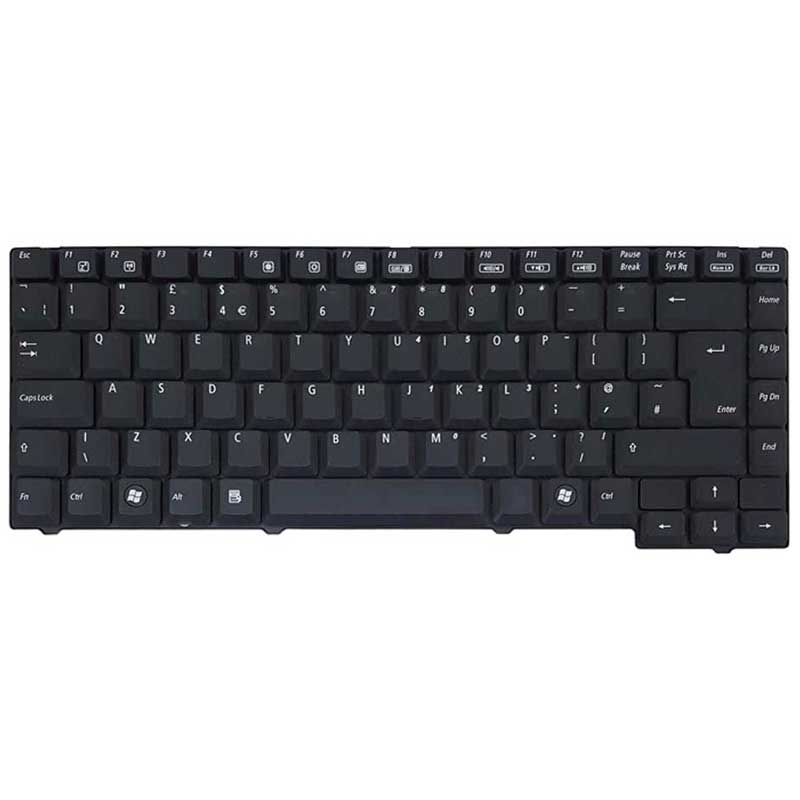 کیبورد لپ تاپ ASUS Z94 فلت کج - مشکی