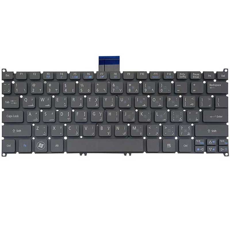 کیبورد Acer Aspire S3-951 اینتر کوچک - طوسی