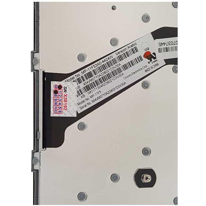 کیبورد Acer Aspire V5-571 بدون فریم - مشکی