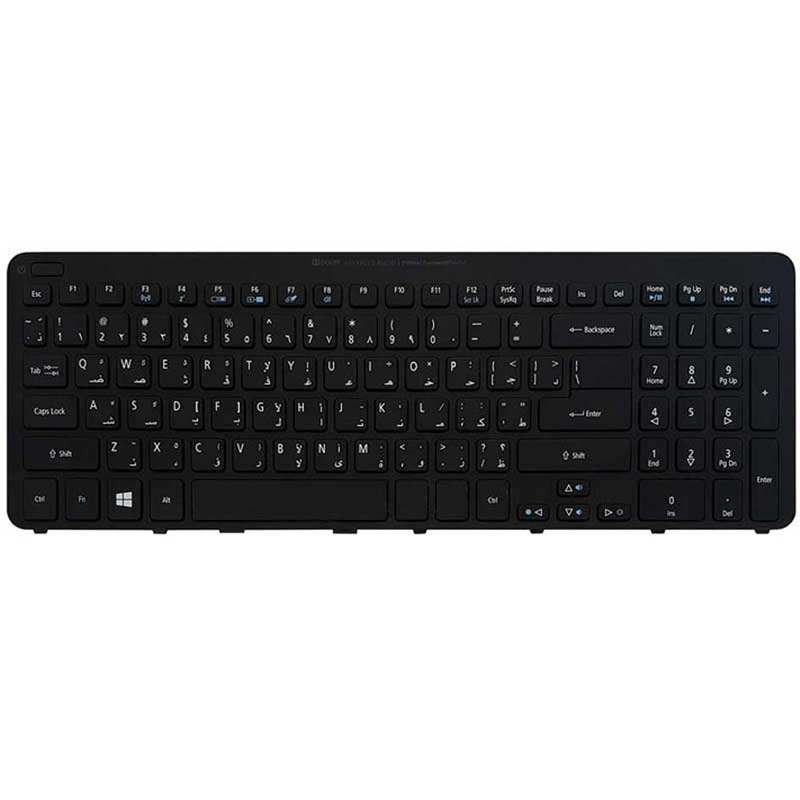 کیبورد Acer Aspire V5-571 بدون فریم - مشکی