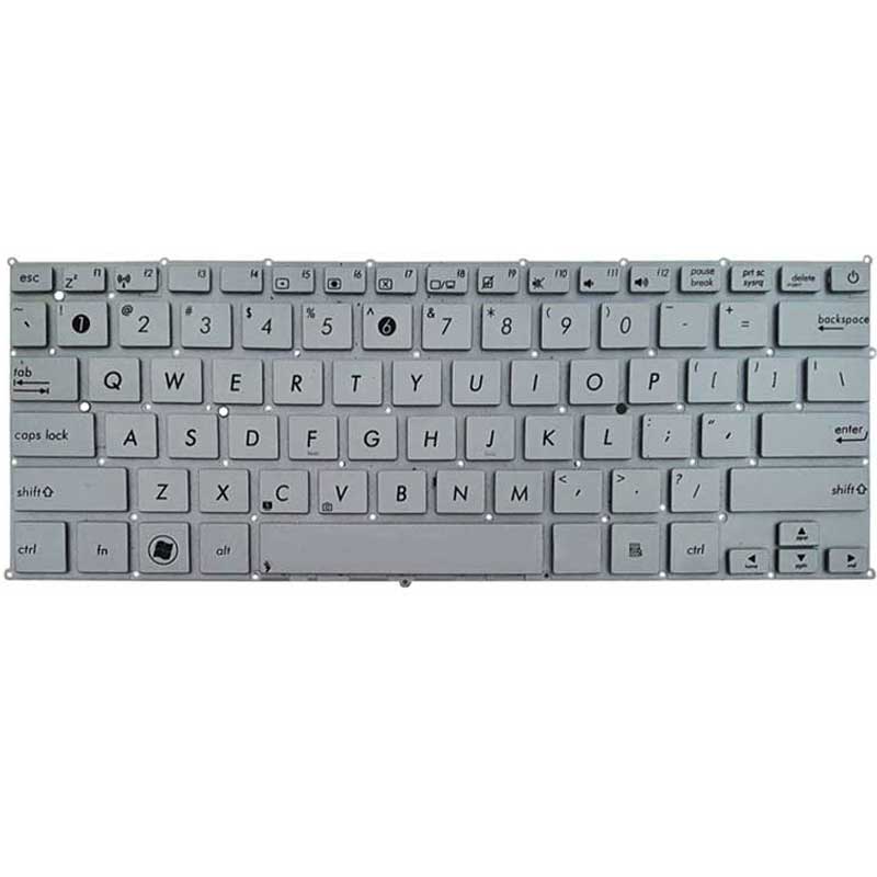 کیبورد لپ تاپ Asus UX21 اینتر کوچک بدون فریم - نقره ای