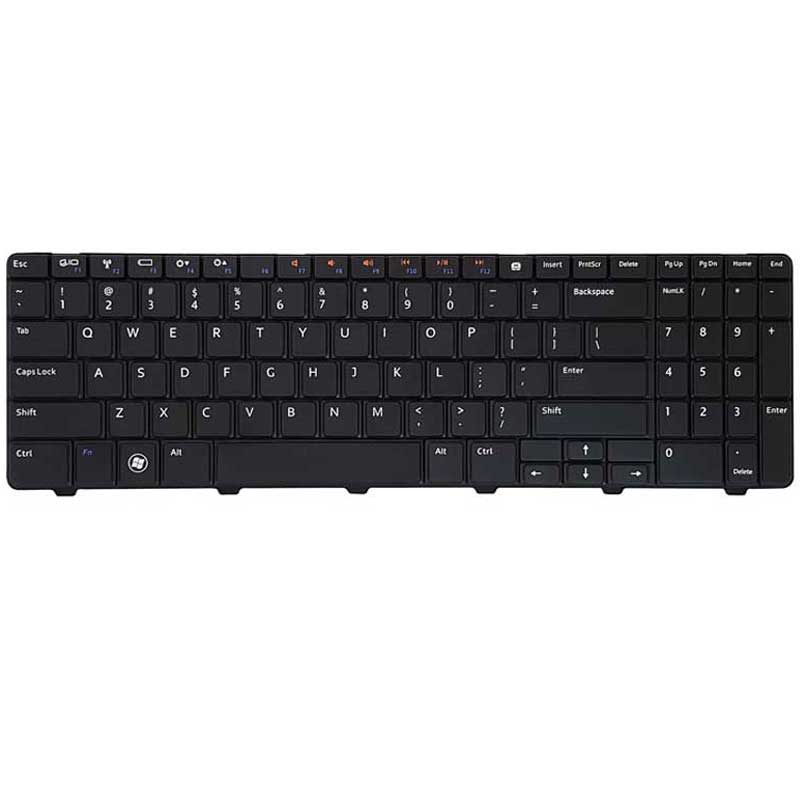 کیبورد لپ تاپ دل Dell Inspiron 5010 بدون فریم مشکی